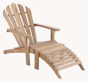 Zahradní křeslo s podnožkou Adirondack