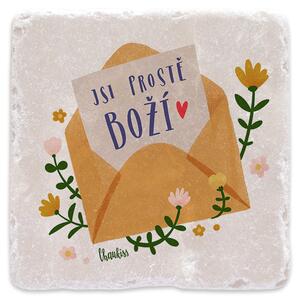 Jsi prostě boží - mramorový tácek