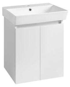 Aqualine Aqualine, PANEDA umyvadlová skříňka 45x55x34,2cm, bílá, PN245