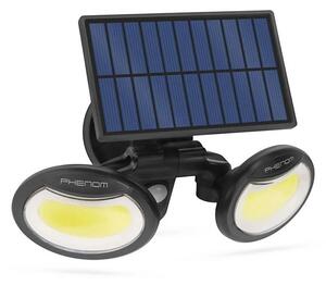 LED Solární reflektor se senzorem 2xLED/4W/5V IP65