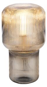 Designová stolní lampa jantarové sklo - Zonat