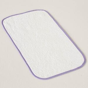 Dětský ručník Veba LOTA bílá s fialovou lemovkou Velikost: 30x50 cm