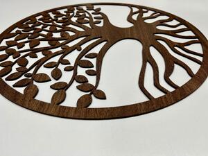 Dřevo života | Dřevěný strom na zeď ŽIVOT | Barva: Šedá | Rozměry Ø: 20