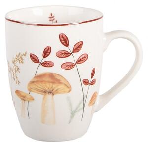 Porcelánový hrnek s podzimním motivem přírody a houbiček Little Fall Jewels – 350 ml