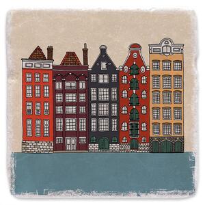 Amsterdam - mramorový tácek