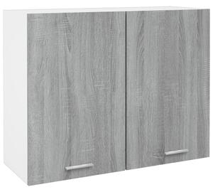 Závěsná skříňka šedá sonoma 80 x 31 x 60 cm kompozitní dřevo
