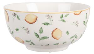 Porcelánová miska s citrony Lemons & Leafs – 500 ml