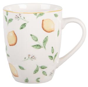 Porcelánový hrnek s citrony Lemons & Leafs – 350 ml