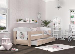 AJK Dětská postel Vašek - balet Velikost spací plochy: 140x80, Barva: bílá, Matrace: ne