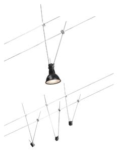 Paulmann 94455 Simple, sada lankového systému 3x GU5,3, délka 400cm, matný chrom