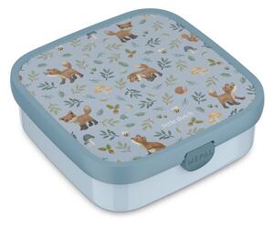Světle modrý plastový dětský svačinový box Forest Friends by Little Dutch – Mepal