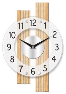 Designové nástěnné hodiny 5874 AMS řízené rádiovým signálem 41cm