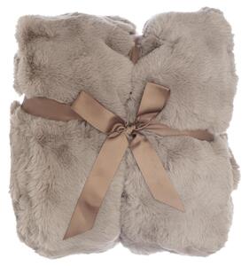 Skinnwille Home Collection Elegantní přehoz Misty Taupe, 140x220 cm