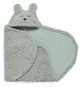 Jollein - Zavinovačka fleece Králíček 100x105 cm Ash Green