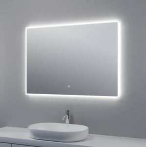 Zrcadlo s LED osvětlením po obvodu, 100 x 70 cm