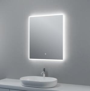 Zrcadlo s LED po obvodu, 60 x 70 cm