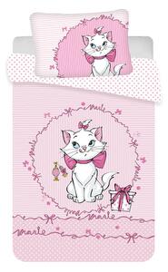 Dětské povlečení MARIE CAT pink licenční tisk Velikost: 100x135 cm + 40x60 cm