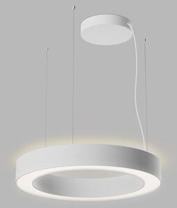 LED2 3276371DT Saturn Slim 2 P/N-Z 60, závěsné kruhové svítidlo, 40+20W LED 2700K/3000K/4000K,TRIAK, bílé, prům. 60cm