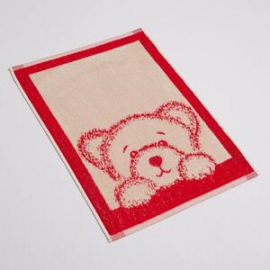 Dětský ručník Veba ZARA Medvídek červená Velikost: 35x50 cm
