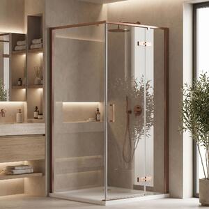 Sprchový kout Rea Bruno 90x90 Brush Copper