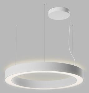 LED2 3276471DT Saturn Slim 2 P/N-Z 80, závěsné kruhové svítidlo, 50+30W LED 2700K/3000K/4000K,TRIAK, bílé, prům. 80cm