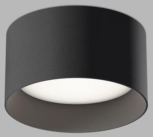 LED2 1480223DT Zeta 2 ON S, černé stropní svítidlo, 8/12W LED 2700K TRIAK, ⌀12cm