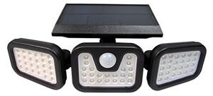 LED Solární reflektor se senzorem LED/15W/3,7V 2400 mAh IP54 4500K