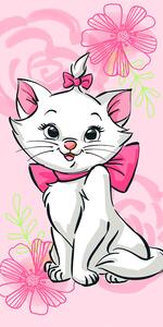Osuška MARIE CAT Pink licenční tisk Velikost: 70x140 cm