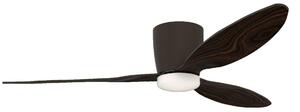 Azzardo AZ4449 stropní ventilátor se světlem VENETI BRONZE/WALNUT
