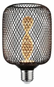 PAULMANN Kovic Glow Standard 230V LED žárovka Zyl E27 Helix 3,5W 1800K černá 290.82