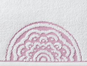 Ručník Veba TERRY Grazia bílo-růžová Velikost: 70x140 cm