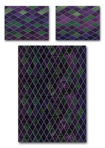 Povlečení Veba GEON Prolnutí barev fialová Velikost: 140x200 cm + 70x90 cm