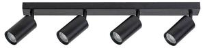 Rabalux 2086 přisazené stropní bodové svítidlo Solo 4x25W | GU10 - černá