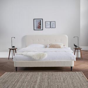 ČALOUNĚNÁ POSTEL, 180/200 cm, bílá Livetastic, Online Only