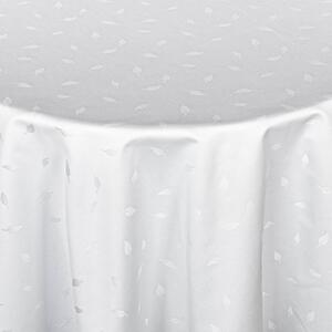 Ubrus Veba ATHOS Lístky bílá Velikost: 180 cm - kruh