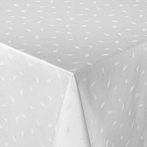 Ubrus Veba ATHOS Lístky bílá Velikost: 100x100 cm