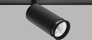 LED2 6092231D Mago Zoom, černý reflektor pro Mag track 48V, 10W 3000K DALI, Ø5,5cm