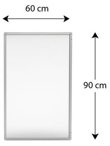 Allboards,Magnetická vitrína v hliníkovém rámu - 90x60 cm,SC96WB