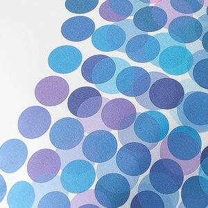 Povlak na polštář Veba GEON Disco kruh fialová Velikost: 40x60 cm