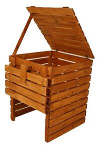 Gaboni 55348 Zahradní dřevěný kompostér - 600l