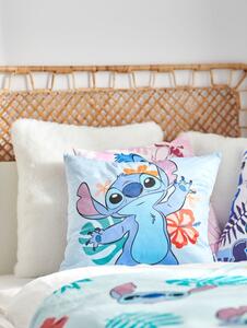 Sinsay - Povlak na polštář Stitch - světle modrá