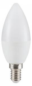 V-TAC Mléčná LED svíčka C37 E14 3,7W, Neutrální bílá 4000 - 4500K