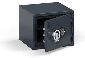 AJ Produkty Ohnivzdorný trezor PROTECT, elektronický kódový zámek, 350x440x420 mm