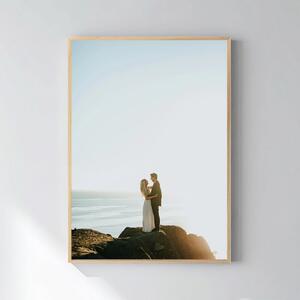 Personalizovaný magický fotoobraz v rámu - 50x70 - fotografie