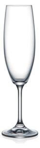 Bohemia Crystal Sklenice na šampaňské Lara 40415/220ml (set po 6 ks)