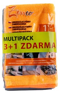 Univerzální utěrka z mikrovlákna 40x40 cm MULTIPACK 3+1