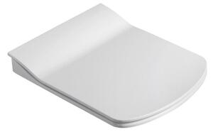 Sapho Glanc WC sedátko, Slim soft close, duroplast, bílá GC5030