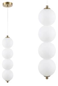 Toolight Závěsné LED osvětlení Modern LHJ118-4CP kartáčované zlato