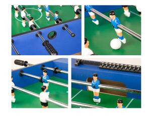 GamesPlanet® Stolní fotbálek Glasgow, 121x101x79 cm, modrý