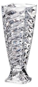 Bohemia Crystal Váza na noze Facet 375mm